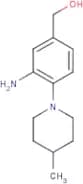(3-Amino-4-(4-methylpiperidin-1-yl)phenyl)methanol