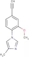 1-(4-Ethynyl-2-methoxyphenyl)-4-methyl-1H-Imidazole