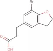 3-(7-Bromo-2,3-dihydrobenzofuran-5-yl)propanoic acid
