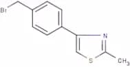 4-[4-(Bromomethyl)phenyl]-2-methyl-1,3-thiazole