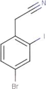 4-Bromo-2-iodophenylacetonitrile