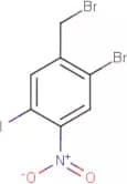 2-Bromo-5- iodo-4-nitrobenzyl bromide