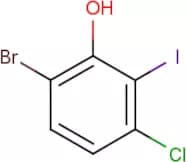 6-Bromo-3-chloro-2-iodophenol