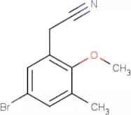 5-Bromo-2-methoxy-3-methylphenylacetonitrile