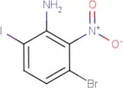 3-Bromo-6-iodo-2-nitroaniline