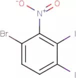 6-Bromo-2,3-diiodonitrobenzene