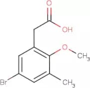 5-Bromo-2-methoxy-3-methylphenylacetic acid