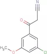 3-Chloro-5-methoxybenzoylacetonitrile