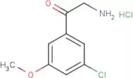 3-Chloro-5-methoxyphenacylamine hydrochloride