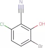 3-Bromo-6-chloro-2-hydroxybenzonitrile