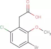 3-Bromo-6-chloro-2-methoxyphenylacetic acid