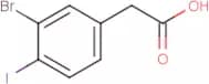 3-Bromo-4-iodophenylacetic acid