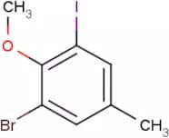 2-Bromo-6-iodo-4-methylanisole