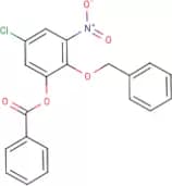 2-(Benzyloxy)-5-chloro-3-nitrophenyl benzoate