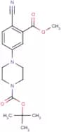 Methyl 5-(4N-BOCpiperazin-1-yl)-2-cyanobenzoate