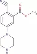 Methyl 5-piperazin-1-yl-2-cyanobenzoate