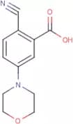 5-Morpholino-2-cyanobenzoic acid