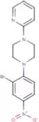 1-(2-Bromo-4-nitrophenyl)-4-(pyridin-2-yl)piperazine