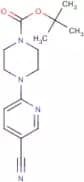 1-(5-Cyanopyridin-2-yl)piperazine, N-BOC protected