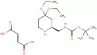 (2S)-2-(Aminomethyl)-4,4-diethoxypiperidine fumarate, 2-BOC protected