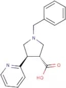 trans-1-Benzyl-4-(pyridin-2-yl)pyrrolidine-3-carboxylic acid