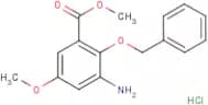 Methyl 3-amino-2-(benzyloxy)-5-methoxybenzoate hydrochloride
