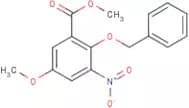 Methyl 2-(benzyloxy)-5-methoxy-3-nitrobenzoate