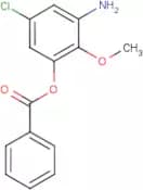 3-Amino-5-chloro-2-methoxyphenyl benzoate