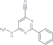 6-(Methylamino)-2-phenylpyrimidine-4-carbonitrile