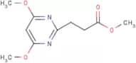 Methyl (4,6-dimethoxypyrimidin-2-yl)propanoate