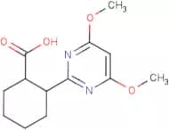 2-(4,6-Dimethoxypyrimidin-2-yl)cyclohexane-1-carboxylic acid