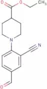 Ethyl 1-(2-cyano-4-formylphenyl)piperidine-4-carboxylate
