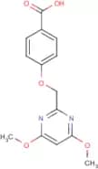 4-[(4,6-Dimethoxypyrimidin-2-yl)methoxy]benzoic acid