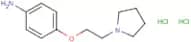 4-[(2-(pyrrolidin-1-yl)ethoxy]phenylamine dihydrochloride