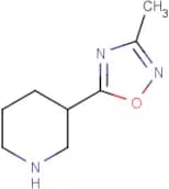 3-(3-Methyl-1,2,4-oxadiazol-5-yl)piperidine