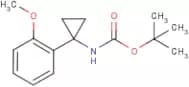 1-(2-Methoxyphenyl)cyclopropan-1-amine, N-BOC protected