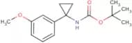 1-(3-Methoxyphenyl)cyclopropan-1-amine, N-BOC protected