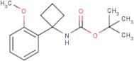 1-(2-Methoxyphenyl)cyclobutan-1-amine, N-BOC protected