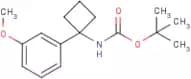 1-(3-Methoxyphenyl)cyclobutan-1-amine, N-BOC protected