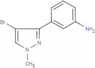 3-(4-Bromo-1-methyl-1H-pyrazol-3-yl)aniline