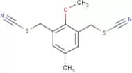 (2-Methoxy-5-methylbenzene-1,3-diyl)dimethanediyl bis(thiocyanate)