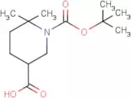 6,6-Dimethylpiperidine-3-carboxylic acid, N-BOC protected