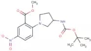 Methyl 2-{3-[(tert-butoxycarbonyl)amino]pyrrolidin-1-yl}-5-nitrobenzoate