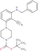 4-[3-(Benzylamino)-2-cyanophenyl]piperazine, N1-BOC protected
