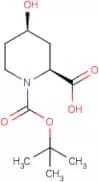 cis-4-Hydroxypiperidine-2-carboxylic acid, N-BOC protected