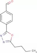 4-[5-(But-1-yl)-1,3,4-oxadiazol-2-yl]benzaldehyde