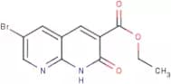 Ethyl 6-bromo-1,2-dihydro-2-oxo-1,8-naphthyridine-3-carboxylate