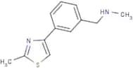 N-Methyl-1-[3-(2-methyl-1,3-thiazol-4-yl)phenyl]methylamine