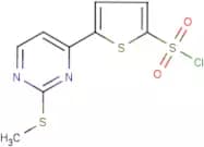 5-[2-(Methylsulphanyl)pyrimidin-4-yl]thiophene-2-sulphonyl chloride