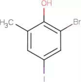 2-Bromo-4-iodo-6-methylphenol